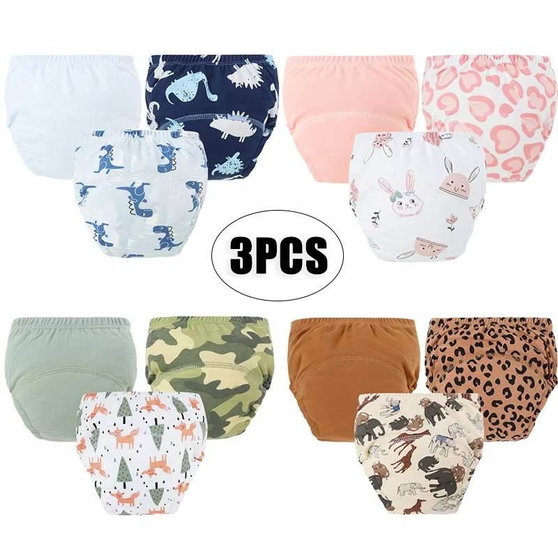 Sports Equipment For Boys - Baby Diaper Pants Set Cartoon Printed