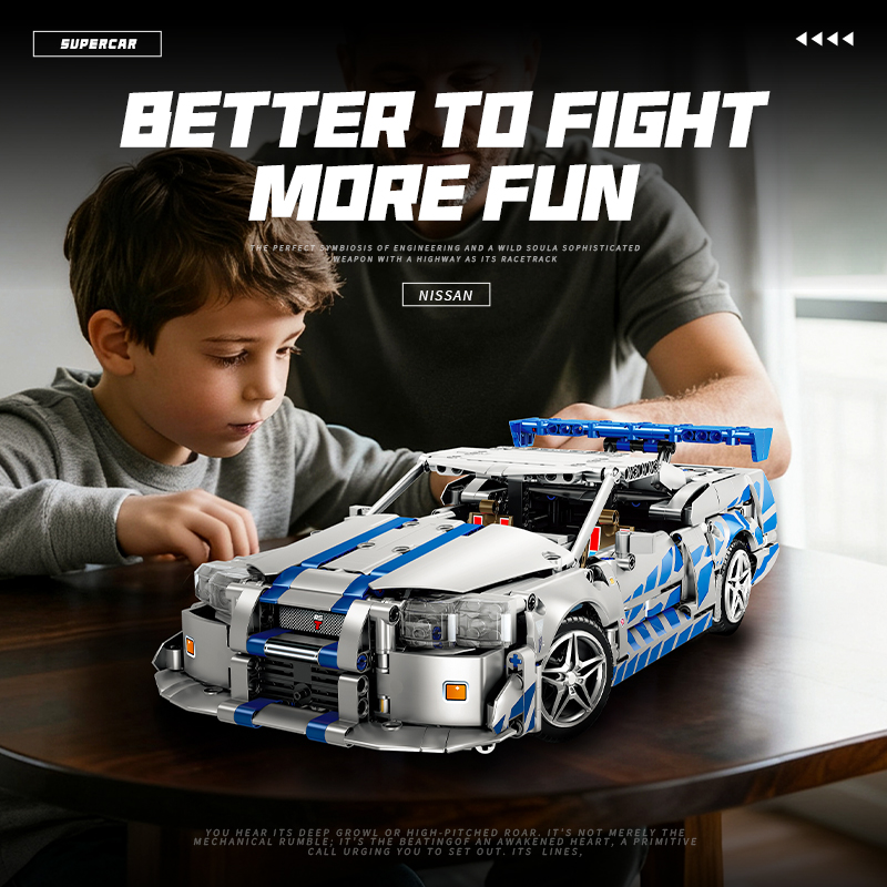MOC building block car model 1 - Sports Equipment For Schools recension och pris