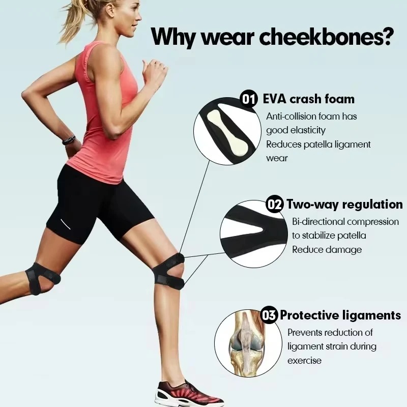 1PC Knee Protection Fitness Eq - Sports Equipment Knee Support recension och pris
