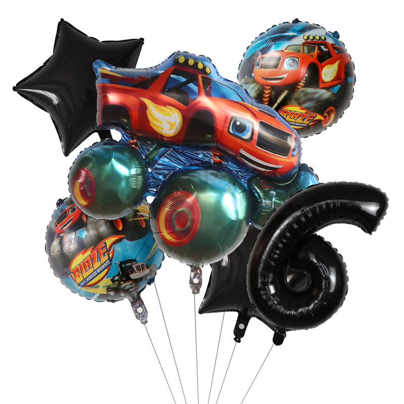 1set Blaze Monster Foil Balloo - Sports Equipment For Schools recension och pris