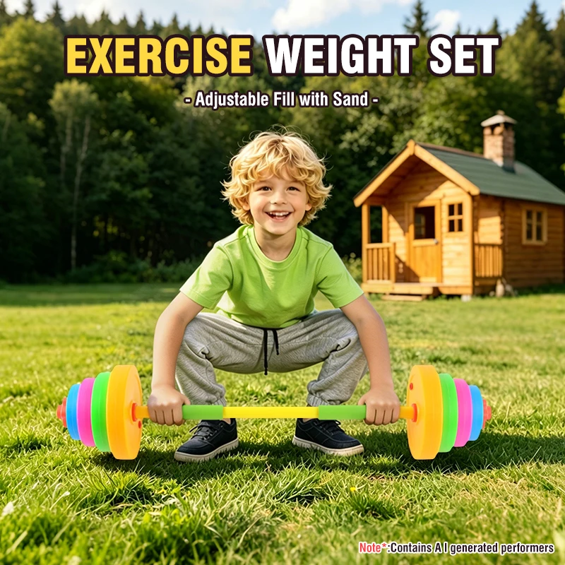Adjustable Kids Dumbbell Barbe - Sports Equipment For Boys recension och pris